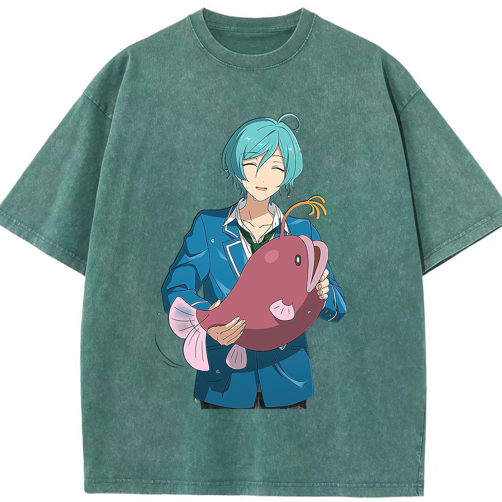 （画像用） あんさんぶるスターズ! Ensemble Stars 綿100% ヴィンテージ風 半袖Tシャツ（フロントプリント）